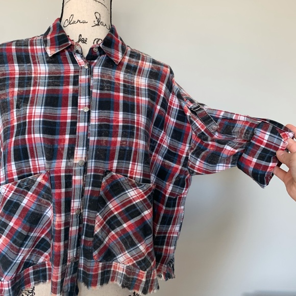 Zara Oversized Flannel - Picture 2 of 7